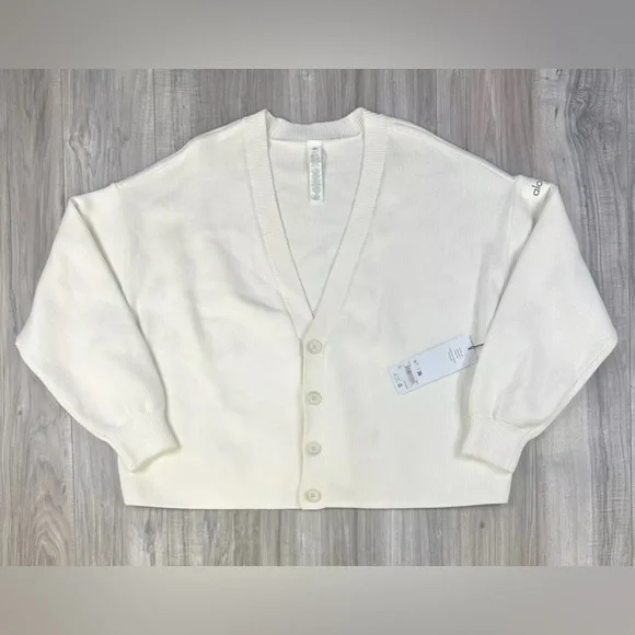 ALO Yoga | Sweaters | Alo Yoga Sweater Scholar Cardigan Ivory